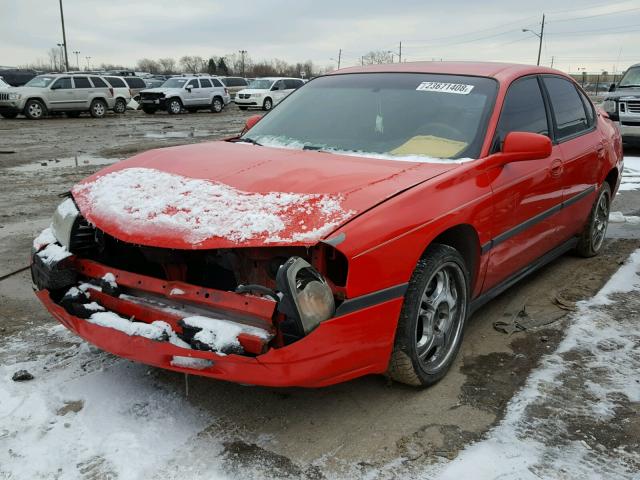 2G1WF52E5Y9290504 - 2000 CHEVROLET IMPALA 红色 照片 2