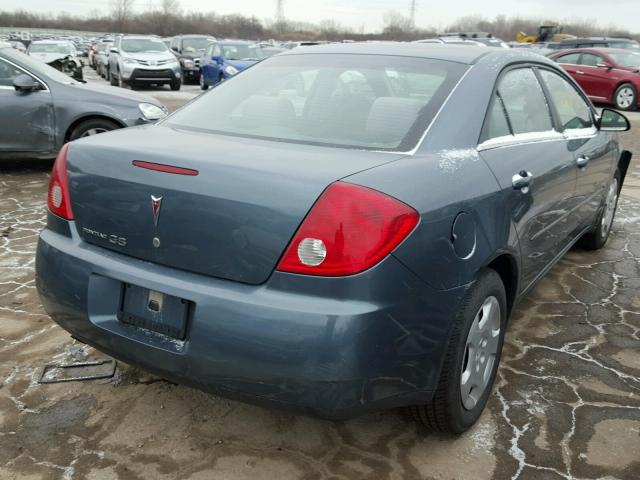 1G2ZF55B464274658 - 2006 PONTIAC G6 SE BLUE photo 4