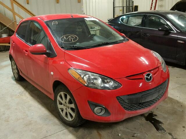 JM1DE1HY5B0117370 - 2011 MAZDA MAZDA2 RED photo 1