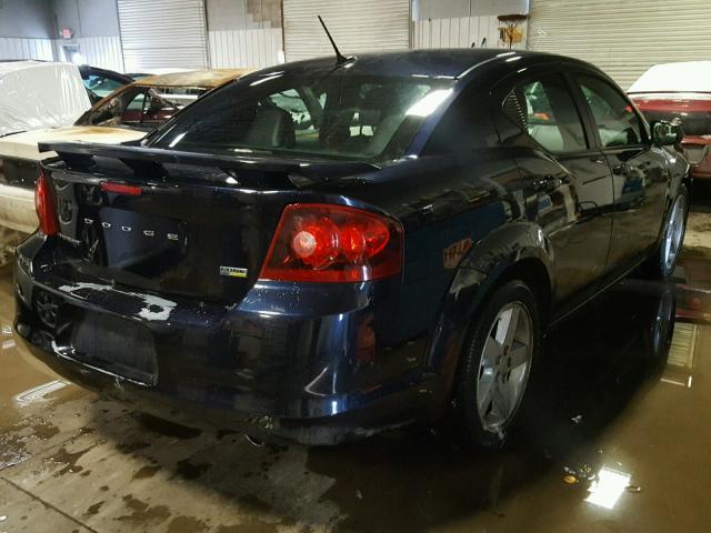 1B3BD2FG7BN541275 - 2011 DODGE AVENGER LU BLUE photo 4