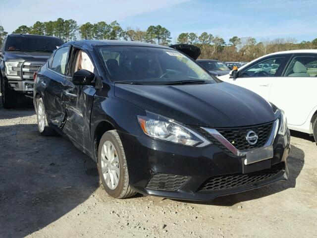 3N1AB7AP5HY403091 - 2017 NISSAN SENTRA S BLACK photo 1