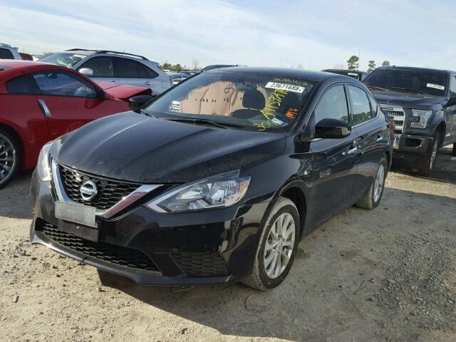 3N1AB7AP5HY403091 - 2017 NISSAN SENTRA S BLACK photo 2