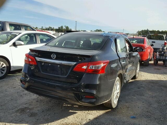 3N1AB7AP5HY403091 - 2017 NISSAN SENTRA S BLACK photo 4