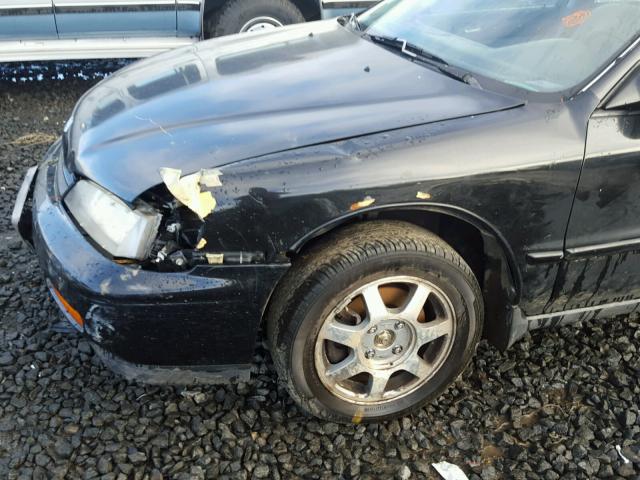 1HGCE1890SA009447 - 1995 HONDA ACCORD EX BLACK photo 9