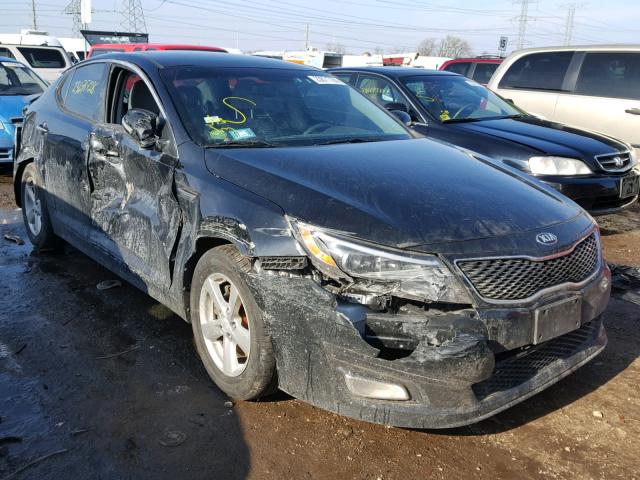 5XXGM4A74FG415822 - 2015 KIA OPTIMA LX BLACK photo 1