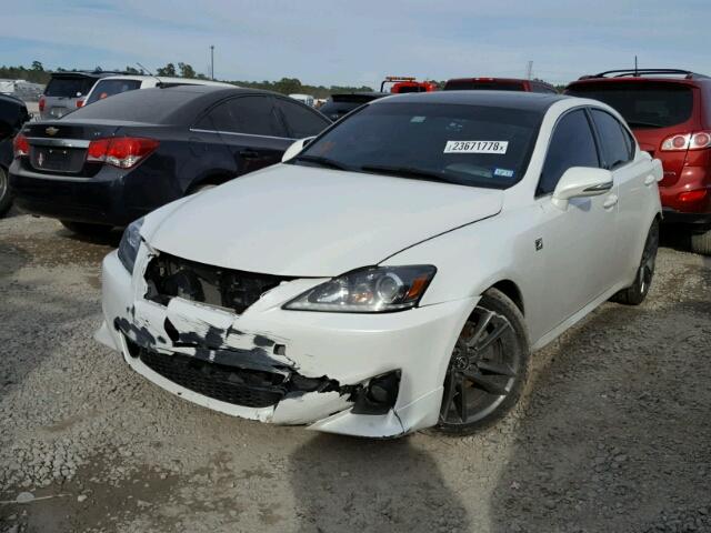 JTHBF5C21B5139592 - 2011 LEXUS IS 250 WHITE photo 2