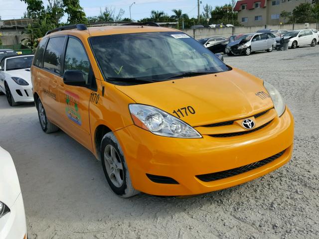 5TDZK23C28S109569 - 2008 TOYOTA SIENNA CE YELLOW photo 1