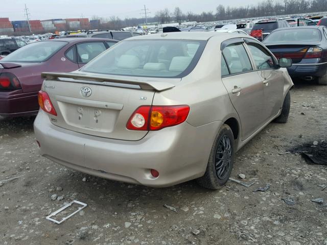 1NXBU40E09Z021030 - 2009 TOYOTA COROLLA BA GOLD photo 4