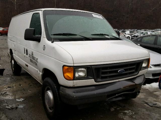 1FTNE24W35HA34282 - 2005 FORD ECONOLINE WHITE photo 1