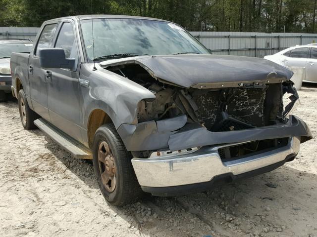 1FTRW12W84KB45892 - 2004 FORD F150 SUPER GRAY photo 1