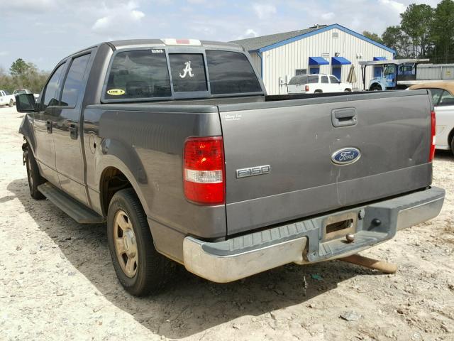 1FTRW12W84KB45892 - 2004 FORD F150 SUPER GRAY photo 3