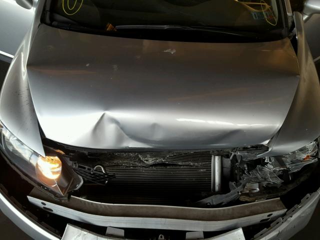 2HGFA16939H334486 - 2009 HONDA CIVIC EXL SILVER photo 7