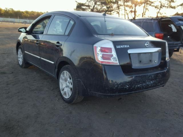 3N1AB6AP6AL713344 - 2010 NISSAN SENTRA 2.0 BLACK photo 3