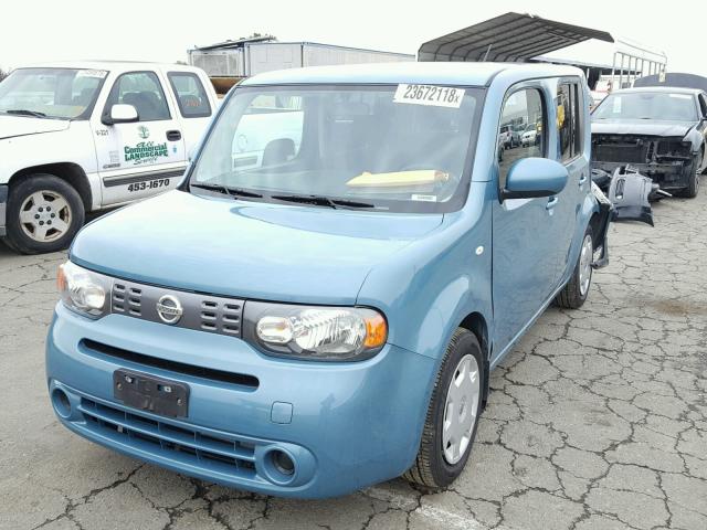 JN8AZ2KR5BT211167 - 2011 NISSAN CUBE BASE BLUE photo 2