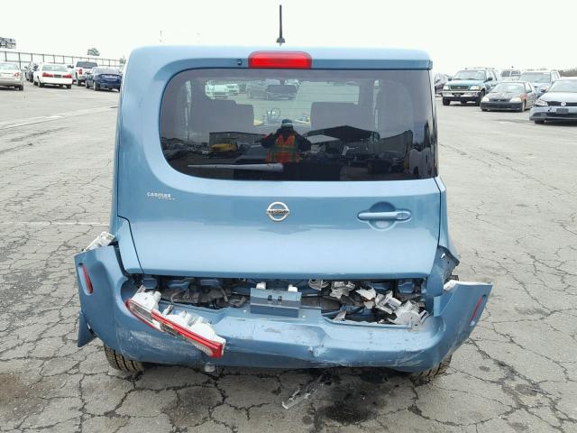 JN8AZ2KR5BT211167 - 2011 NISSAN CUBE BASE BLUE photo 9