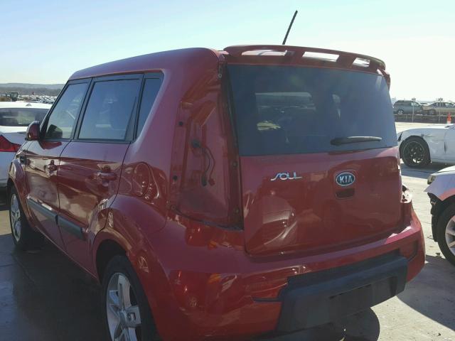 KNDJT2A29B7218553 - 2011 KIA SOUL + RED photo 3