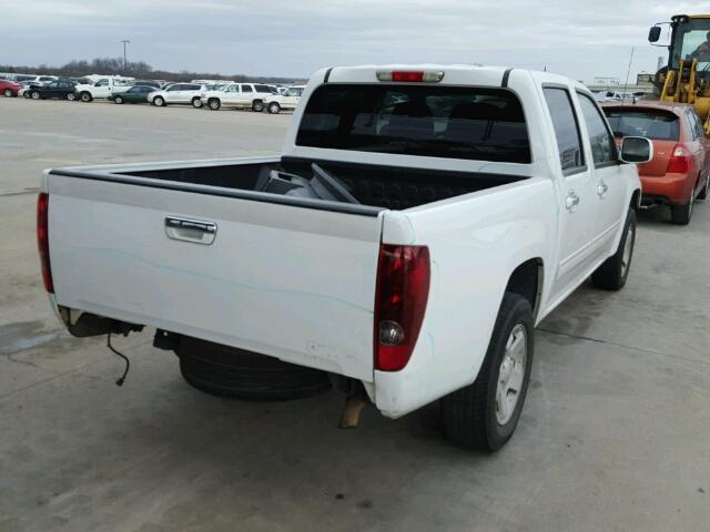 1GTDSCDE0A8121617 - 2010 GMC CANYON SLE WHITE photo 4