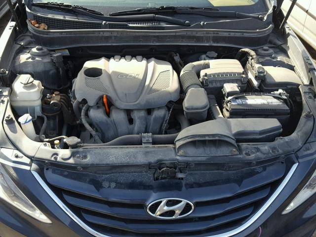 5NPEB4AC5CH372294 - 2012 HYUNDAI SONATA GLS GRAY photo 7