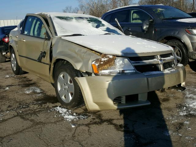 1B3CC4FB6AN222164 - 2010 DODGE AVENGER SX TAN photo 1