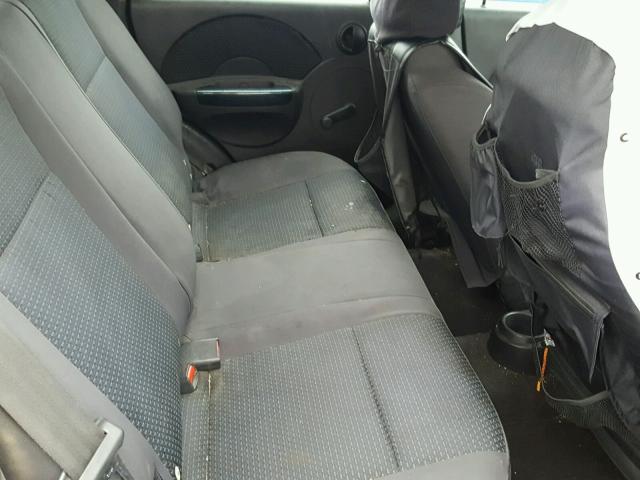 KL1TD66636B674132 - 2006 CHEVROLET AVEO BASE BLUE photo 6