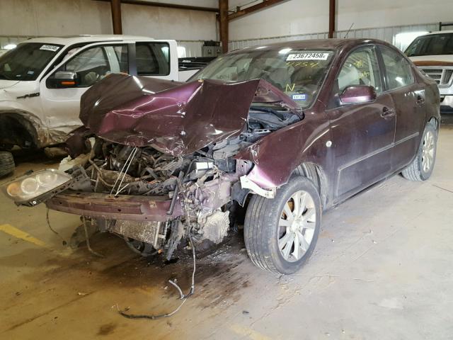 JM1BK12F171744754 - 2007 MAZDA 3 I PURPLE photo 2