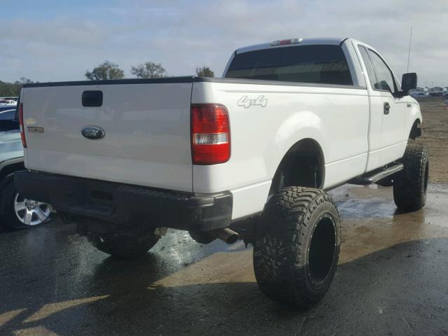 1FTRF14W96NB33698 - 2006 FORD F150 WHITE photo 4