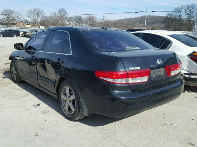 1HGCM55854A079938 - 2004 HONDA ACCORD EX BLACK photo 3