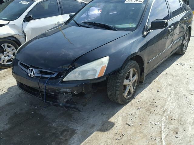 1HGCM55854A079938 - 2004 HONDA ACCORD EX BLACK photo 9