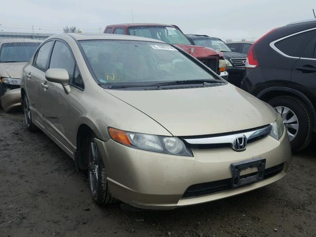 1HGFA16817L012419 - 2007 HONDA CIVIC EX ოქროსფერი ფოტო 1