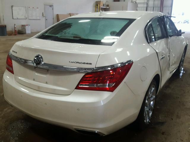 1G4GB5G36EF195379 - 2014 BUICK LACROSSE WHITE photo 4