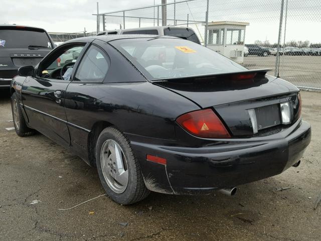 3G2JB12F95S226709 - 2005 PONTIAC SUNFIRE BLACK photo 3