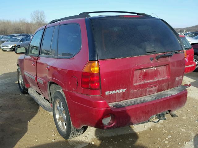 1GKDT13S422379270 - 2002 GMC ENVOY BURGUNDY photo 3