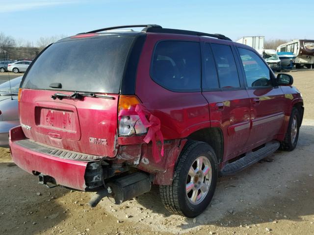 1GKDT13S422379270 - 2002 GMC ENVOY BURGUNDY photo 4