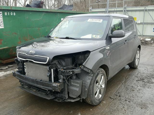 KNDJN2A24E7722264 - 2014 KIA SOUL BLACK photo 2