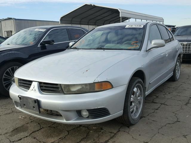 4A3AA46G72E099688 - 2002 MITSUBISHI GALANT ES SILVER photo 2