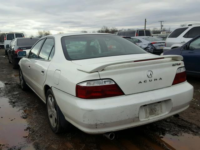 19UUA56822A004042 - 2002 ACURA 3.2TL TYPE WHITE photo 3