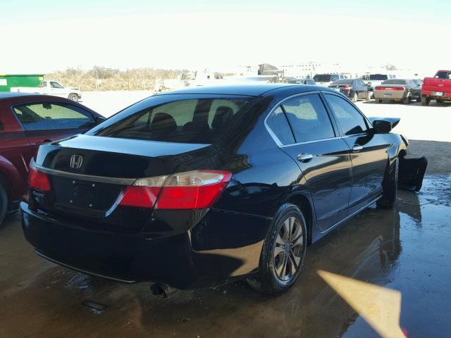 1HGCR2F3XFA174775 - 2015 HONDA ACCORD LX BLACK photo 4