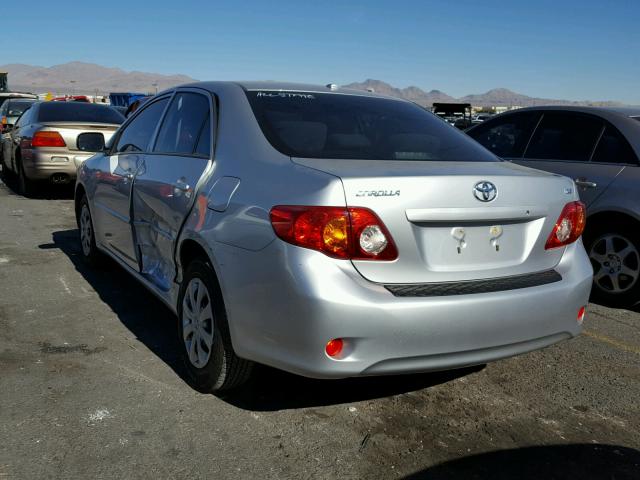 JTDBU4EE1AJ064021 - 2010 TOYOTA COROLLA BA SILVER photo 3