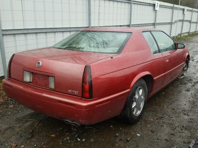 1G6ET1290XU609898 - 1999 CADILLAC ELDORADO T BURGUNDY photo 4