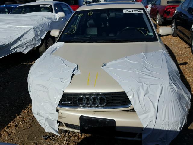 WAUDH68D91A139010 - 2001 AUDI A4 2.8 QUA CREAM photo 7