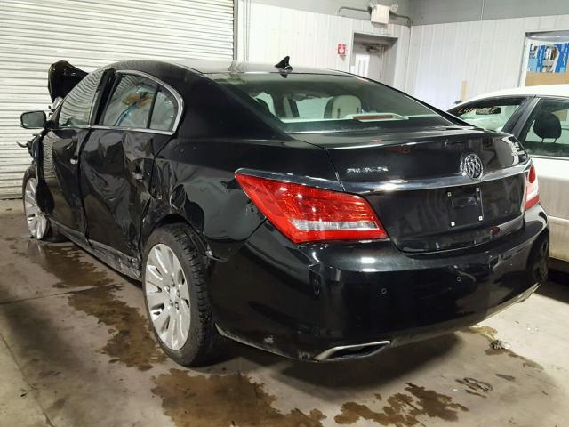 1G4GE5G34EF100146 - 2014 BUICK LACROSSE P BLACK photo 3