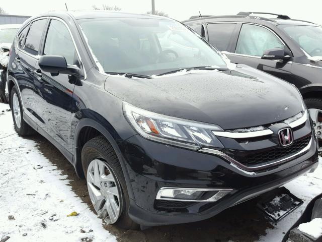 5J6RM4H5XFL010362 - 2015 HONDA CR-V EX BLACK photo 1