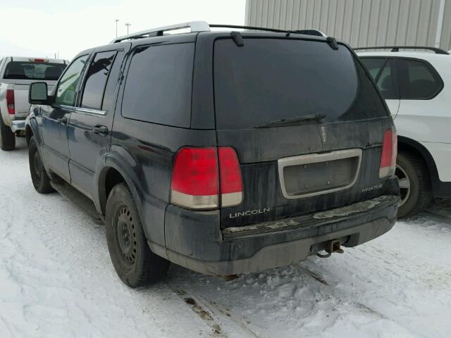 5LMEU88H74ZJ11903 - 2004 LINCOLN AVIATOR 黑色 照片 3