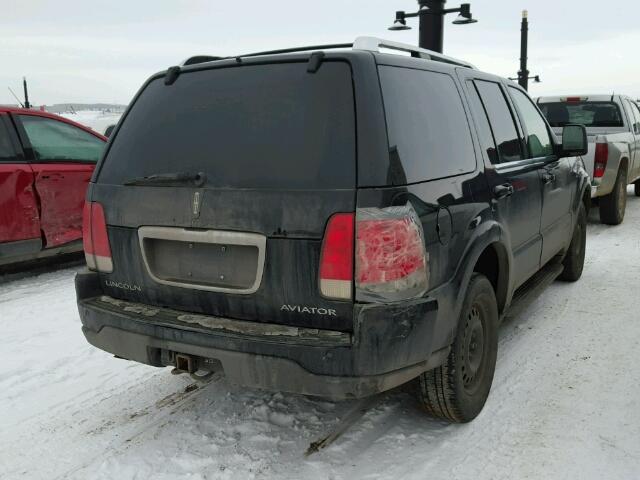 5LMEU88H74ZJ11903 - 2004 LINCOLN AVIATOR 黑色 照片 4