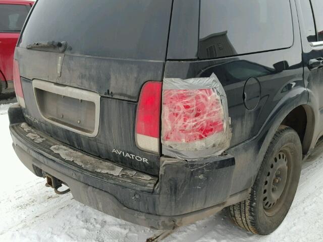 5LMEU88H74ZJ11903 - 2004 LINCOLN AVIATOR 黑色 照片 9