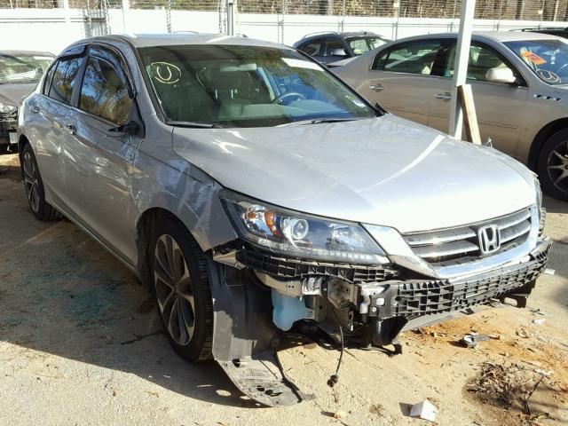 1HGCR2F56EA124195 - 2014 HONDA ACCORD SPO SILVER photo 1