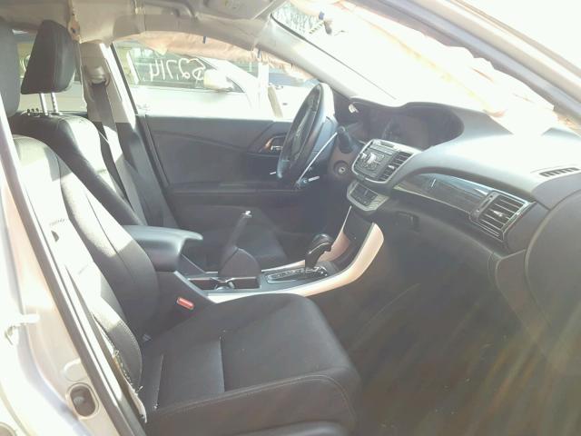 1HGCR2F56EA124195 - 2014 HONDA ACCORD SPO SILVER photo 5