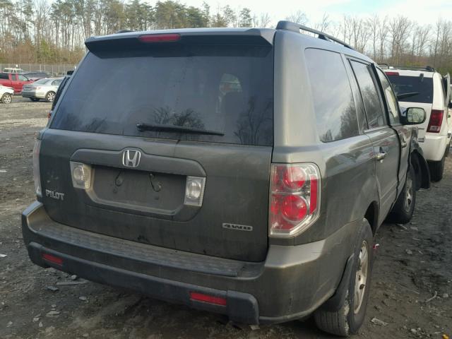 5FNYF18466B020777 - 2006 HONDA PILOT EX GRAY photo 4