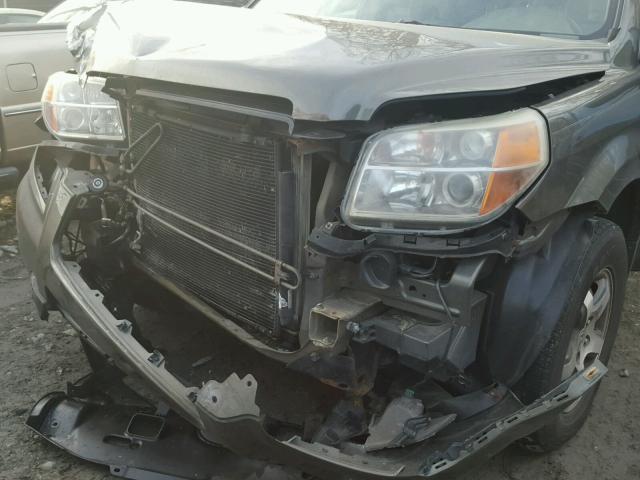 5FNYF18466B020777 - 2006 HONDA PILOT EX GRAY photo 9