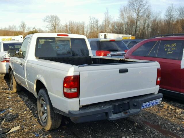 1FTYR10D78PA47465 - 2008 FORD RANGER WHITE photo 3